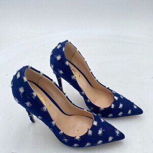 FSJ Women Suede Sexy Pointed Toe Pumps 12 cm High Heels Stilettos Party Prom